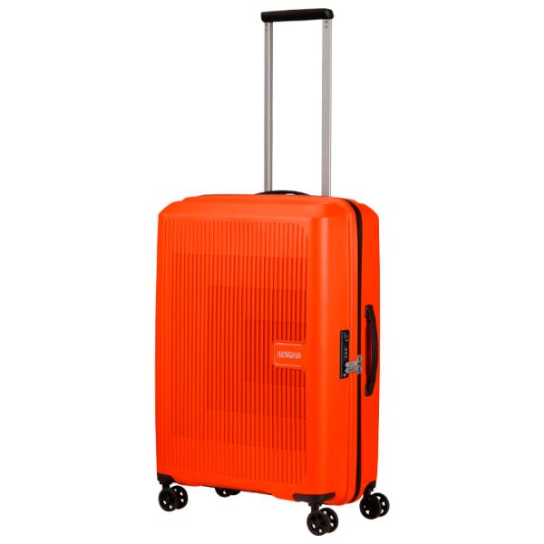 Чемодан American Tourister Aerostep Spinner 66л/ Оранжевый photo 2 Чемодан American Tourister Aerostep Spinner 66л/ Оранжевый photo 2