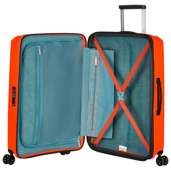 Чемодан American Tourister Aerostep Spinner 66л/ Оранжевый photo 6 Чемодан American Tourister Aerostep Spinner 66л/ Оранжевый photo 6