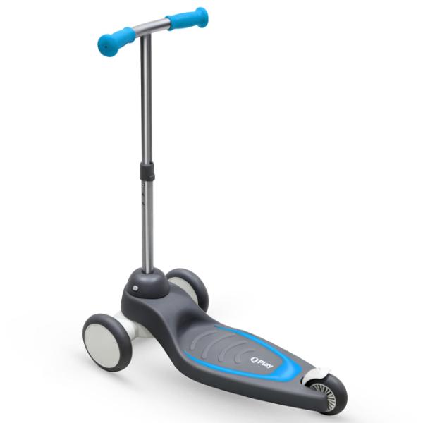 Trotinetă pentru copii cu trei roți Qplay Mika (9785-4) 50 kg/ Blue photo 2