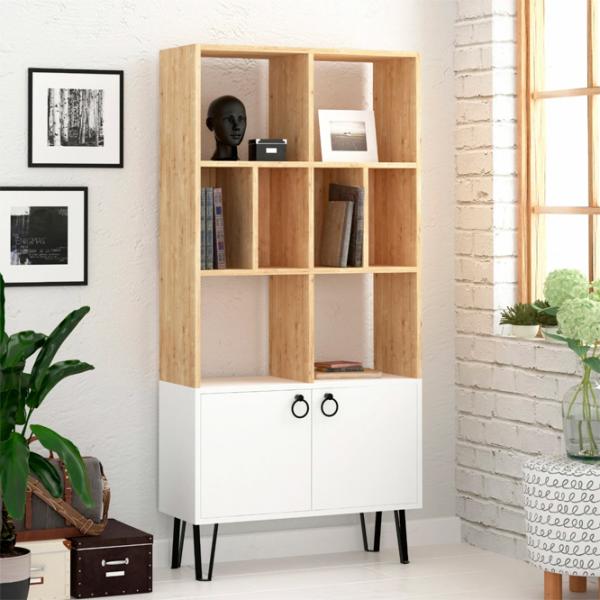 Шкаф с полками Showdeko Bene Bookcase 166см x 80см x 30см/ ЛДСП photo 2