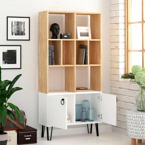 Шкаф с полками Showdeko Bene Bookcase 166см x 80см x 30см/ ЛДСП photo 3