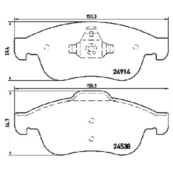 Тормозные колодки Aplus 71184AAP передние/ дисковые photo 2 Тормозные колодки Aplus 71184AAP передние/ дисковые photo 2