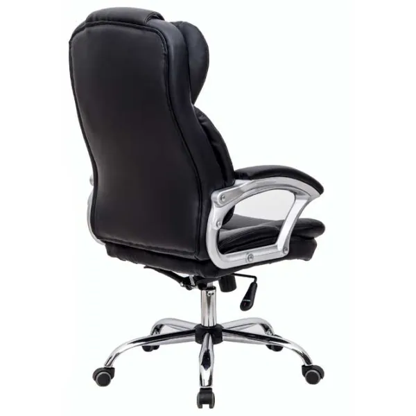 Fotoliu de birou Magnus CR 7025 ECO Piele/ Black photo 2