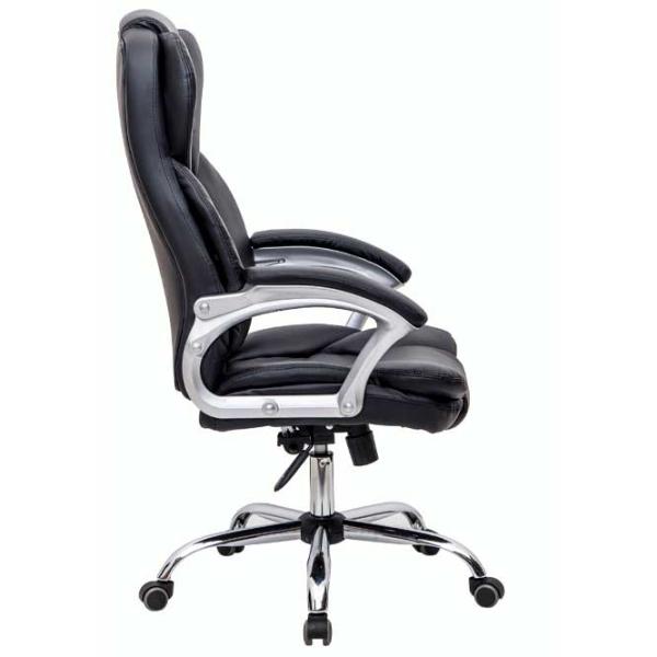 Fotoliu de birou Magnus CR 7025 ECO Piele/ Black photo 3