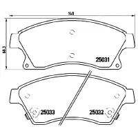 Тормозные колодки Aplus 71186BAAP передние/ дисковые photo 2
