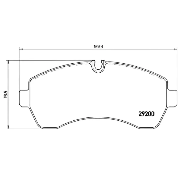 Тормозные колодки Aplus 71268AAP передние/ дисковые photo 2 Тормозные колодки Aplus 71268AAP передние/ дисковые photo 2