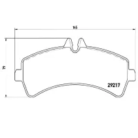 Тормозные колодки Aplus 71269AAP задние/ дисковые photo 2