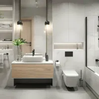 Baterie lavoar Ferro Vitto BVI2VLBL mono comandă photo 2