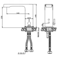 Baterie lavoar Creavit ES2410 Sensor photo 2