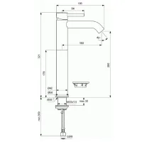 Baterie lavoar Ideal Standard Ceraline BC269AA mono comandă photo 3