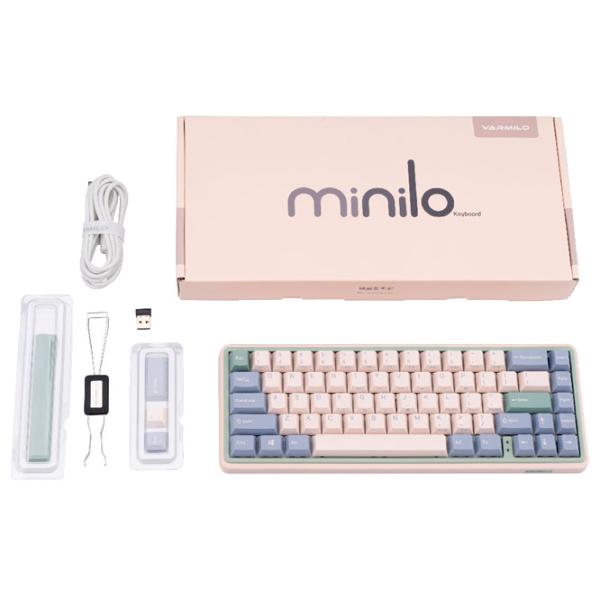 Tastatură Varmilo Minilo Fără fir/ Eucalyptus green photo 4