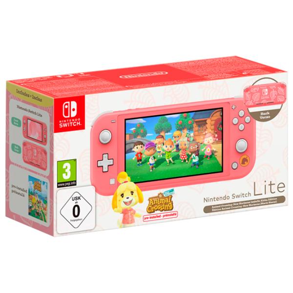 Nintendo Switch Lite Isabelle Aloha Edition Pink photo 3