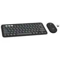 Клавиатура и Мышь Logitech Pebble 2 Combo Беспроводные/ Графитовый photo 2