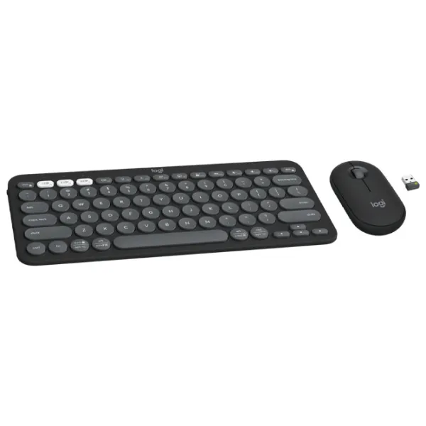 Клавиатура и Мышь Logitech Pebble 2 Combo for Mac Беспроводные/ Графитовый photo 2