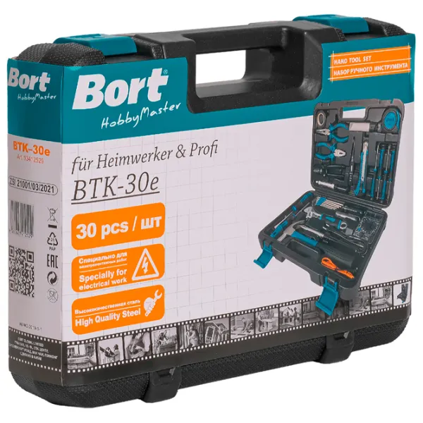 Set scule Bort BTK-30E Cantitatea în set: 30 photo 5