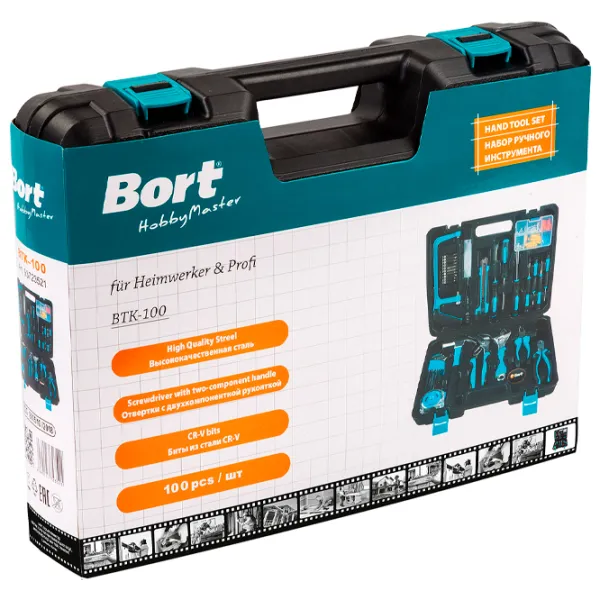 Набор инструментов Bort BTK-100 Количество в наборе: 100 photo 6
