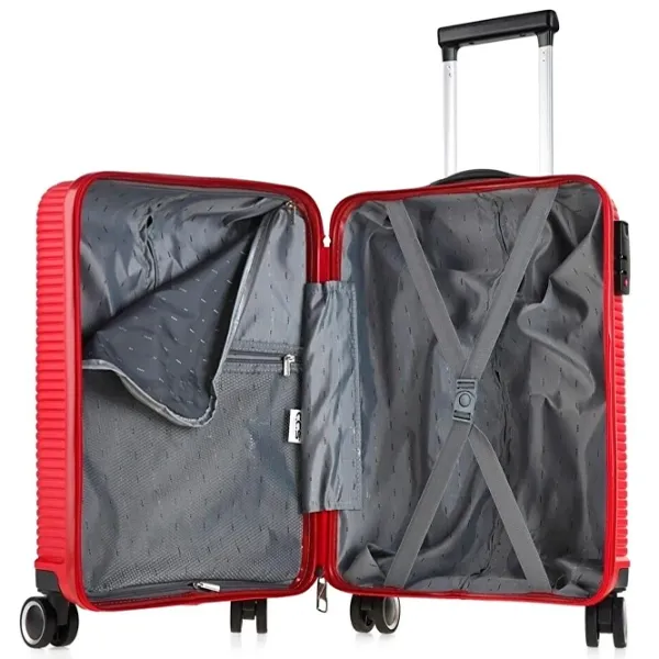 Valiză CCS 5224 45l/ Burgundy Red photo 5 Valiză CCS 5224 45l/ Burgundy Red photo 5