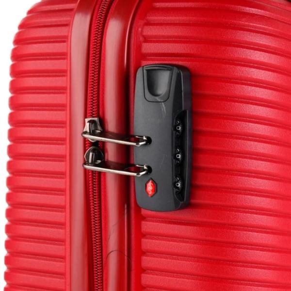 Valiză CCS 5224 45l/ Burgundy Red photo 6 Valiză CCS 5224 45l/ Burgundy Red photo 6