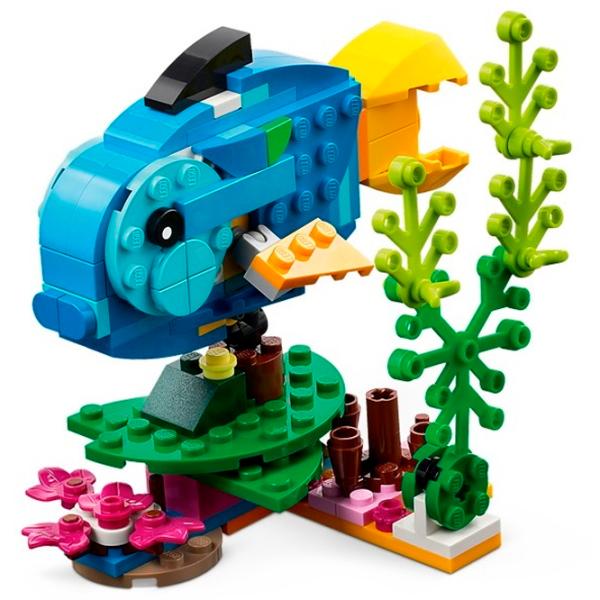Constructor LEGO Exotic Parrot Animale/ Multicolor photo 6