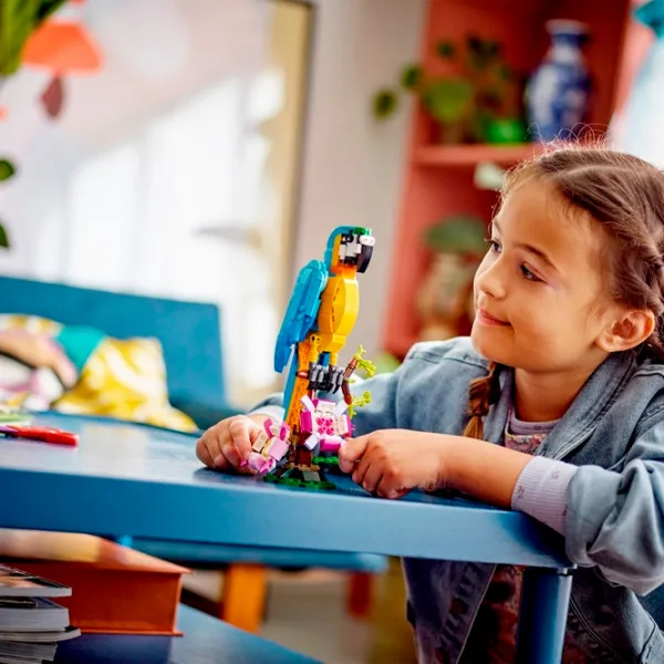 Constructor LEGO Exotic Parrot Animale/ Multicolor photo 8