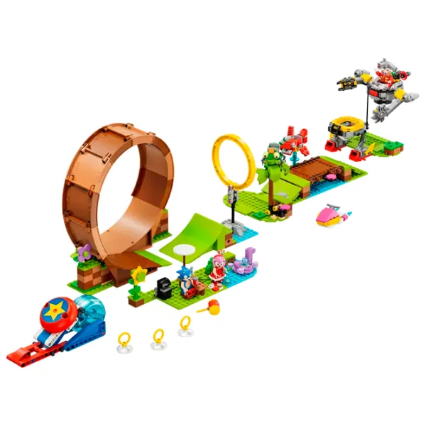 Конструктор LEGO Green Hill Zone Loop Challenge Персонаж из мультфильма/ Разноцветный photo 2