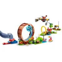 Constructor LEGO Green Hill Zone Loop Challenge Personaj de desene animate/ Multicolor photo 9