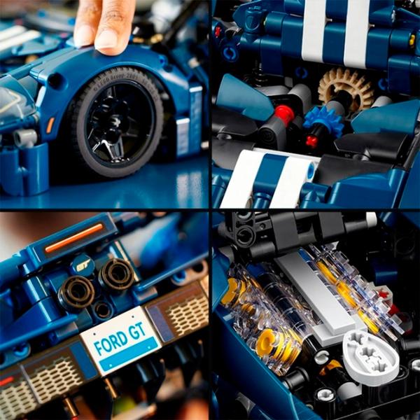 Конструктор LEGO 2022 Ford GT Автомобиль/ Синий photo 6