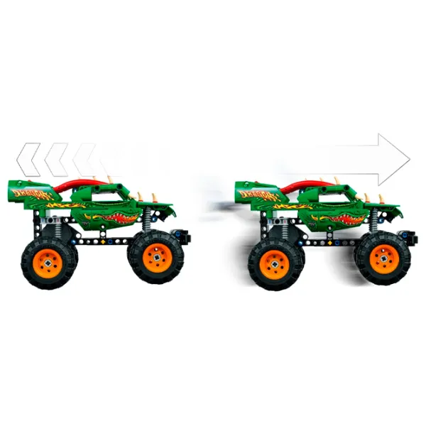 Конструктор LEGO Monster Jam Dragon Транспорт/ Разноцветный photo 4