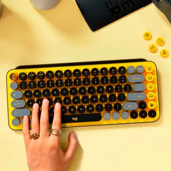 Клавиатура Logitech POP Keys Беспроводные/ Blast photo 7