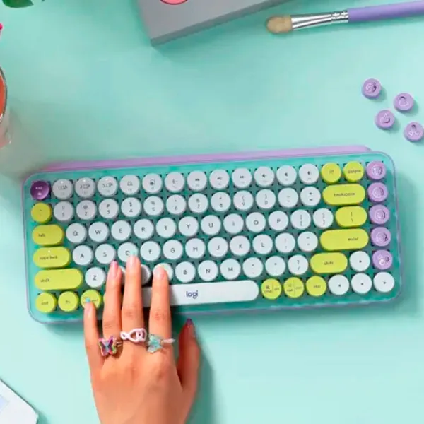 Клавиатура Logitech POP Keys Беспроводные/ Daydream photo 7