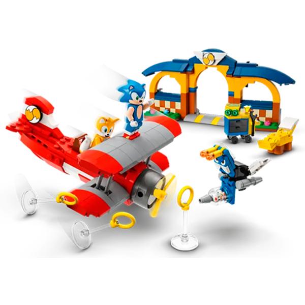Constructor LEGO Tails' Workshop and Tornado Plane Personaj de desene animate/ Multicolor photo 2