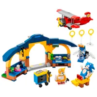 Constructor LEGO Tails' Workshop and Tornado Plane Personaj de desene animate/ Multicolor photo 3
