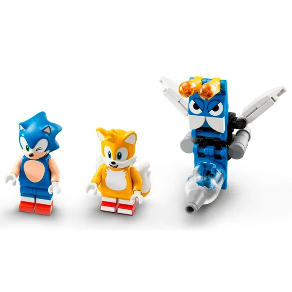 Constructor LEGO Tails' Workshop and Tornado Plane Personaj de desene animate/ Multicolor photo 4