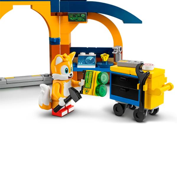 Constructor LEGO Tails' Workshop and Tornado Plane Personaj de desene animate/ Multicolor photo 6