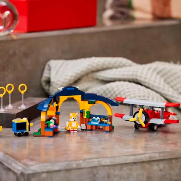 Constructor LEGO Tails' Workshop and Tornado Plane Personaj de desene animate/ Multicolor photo 7