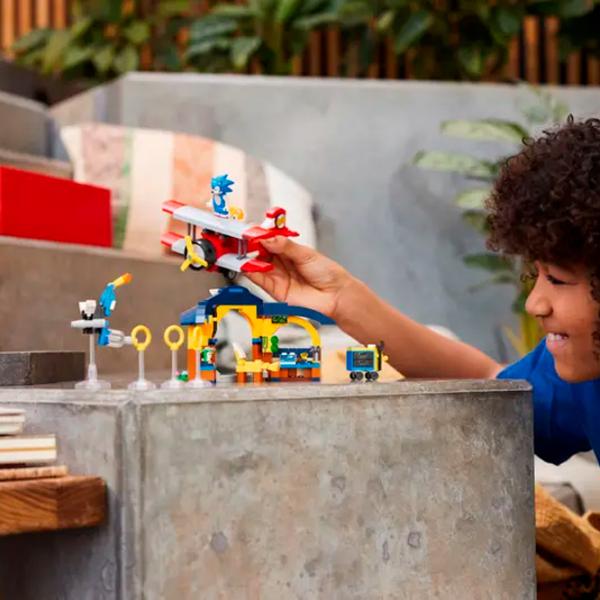 Constructor LEGO Tails' Workshop and Tornado Plane Personaj de desene animate/ Multicolor photo 8