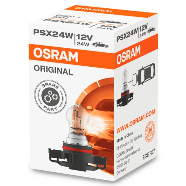 Lampă auto Osram 2504 Halogen/ PSX24W/ PG20/ 7/ 24 W/ 500lm photo 2 Lampă auto Osram 2504 Halogen/ PSX24W/ PG20/ 7/ 24 W/ 500lm photo 2