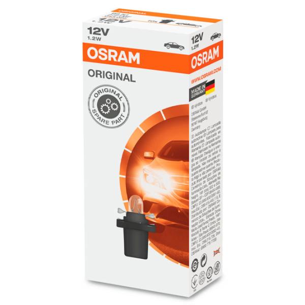 Автомобильная лампа Osram 2741MF Накал/ B8.5d/ 1.2 Вт photo 2 Автомобильная лампа Osram 2741MF Накал/ B8.5d/ 1.2 Вт photo 2