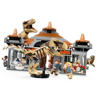 Constructor LEGO Visitor Center: T. rex & Raptor Attack Dinozaur/ Multicolor photo 3