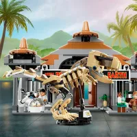 Constructor LEGO Visitor Center: T. rex & Raptor Attack Dinozaur/ Multicolor photo 8