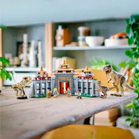 Constructor LEGO Visitor Center: T. rex & Raptor Attack Dinozaur/ Multicolor photo 9