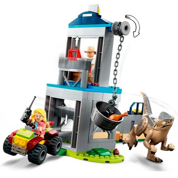 Constructor LEGO Velociraptor Escape Dinozaur/ Multicolor photo 4