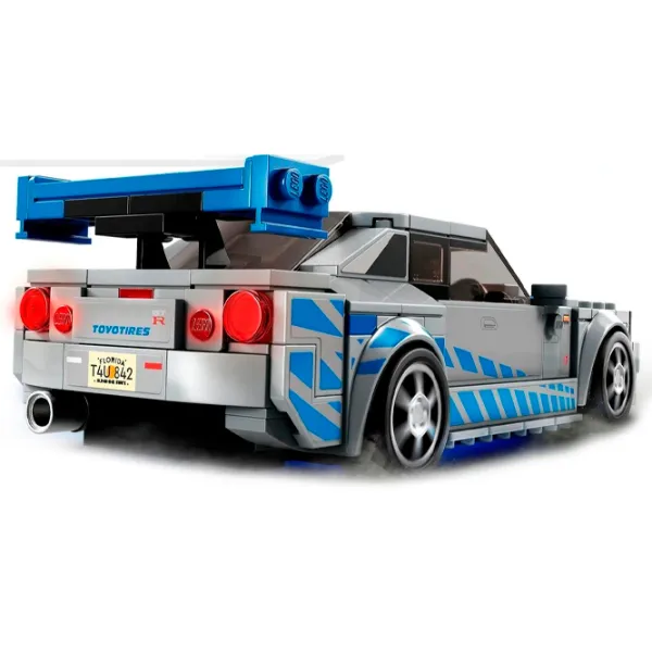Конструктор LEGO 2 Fast 2 Furious Nissan Skyline GT-R (R34) Автомобиль/ Разноцветный photo 4