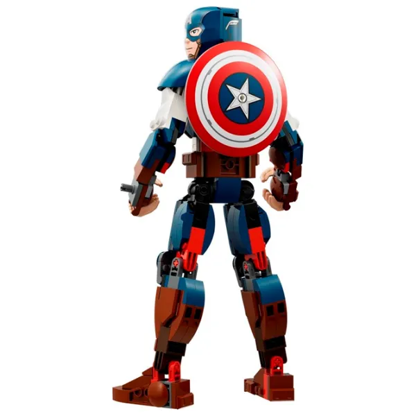 Constructor LEGO Captain America Construction Figure Personaj de film/ Multicolor photo 2