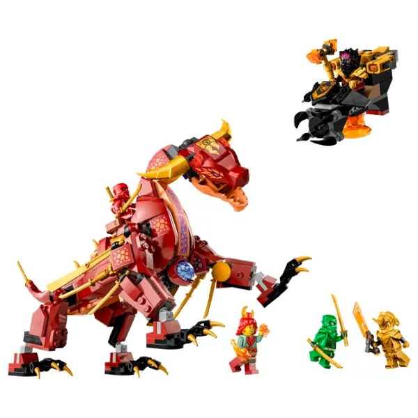 Конструктор LEGO Heatwave Transforming Lava Dragon Фигуры/ Разноцветный photo 2