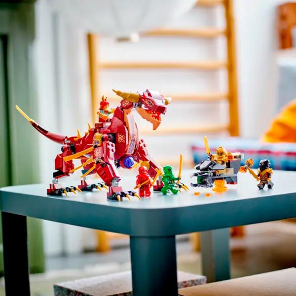 Конструктор LEGO Heatwave Transforming Lava Dragon Фигуры/ Разноцветный photo 9