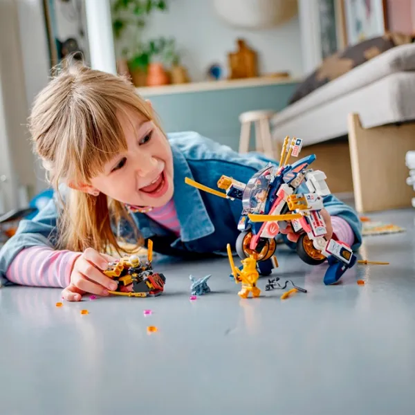 Конструктор LEGO Sora's Transforming Mech Bike Racer Робот/ Разноцветный photo 9