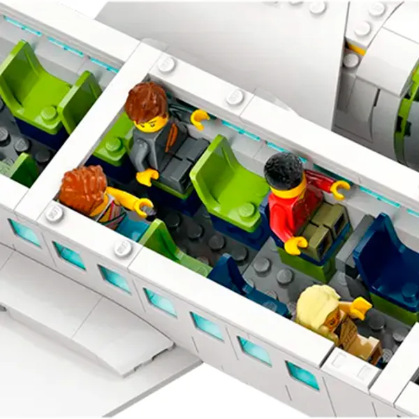 Constructor LEGO Passenger Airplane Figuri/ Multicolor photo 6