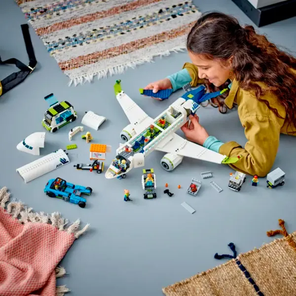 Constructor LEGO Passenger Airplane Figuri/ Multicolor photo 8