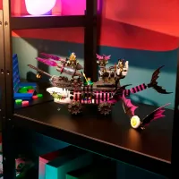 Constructor LEGO Nightmare Shark Ship Figuri/ Multicolor photo 6
